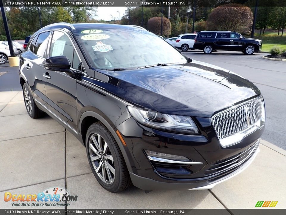 2019 Lincoln MKC Reserve AWD Infinite Black Metallic / Ebony Photo #8