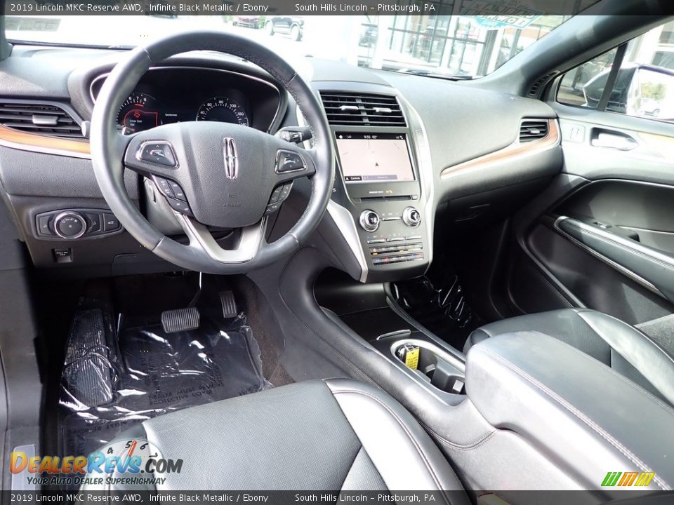Ebony Interior - 2019 Lincoln MKC Reserve AWD Photo #17