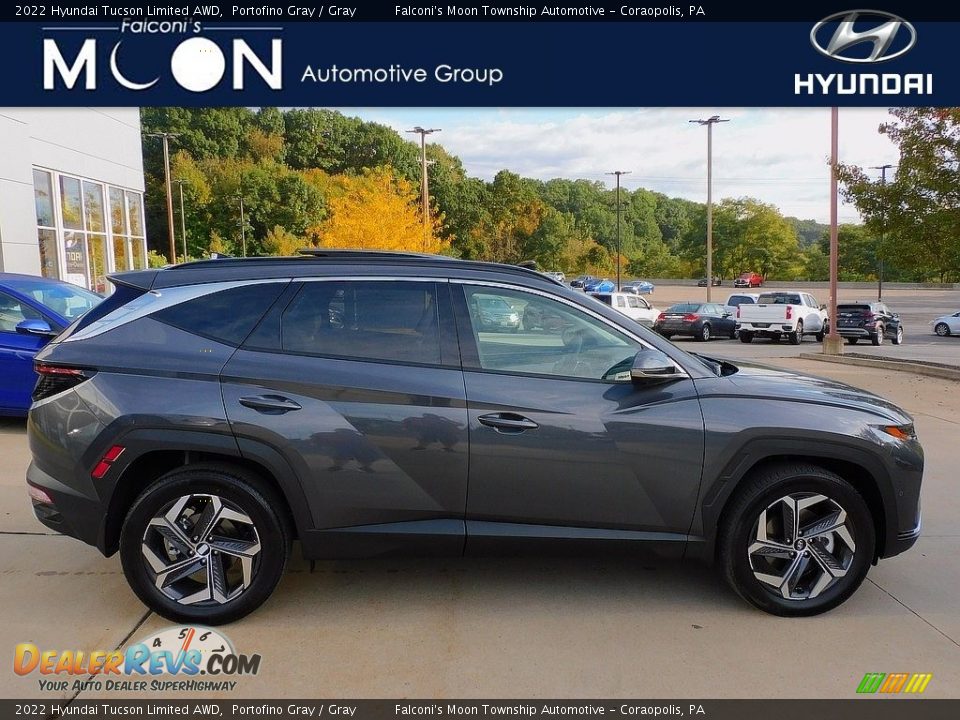 2022 Hyundai Tucson Limited AWD Portofino Gray / Gray Photo #1