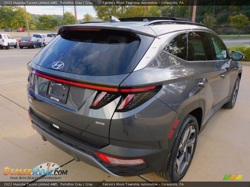 2022 Hyundai Tucson Limited AWD Portofino Gray / Gray Photo #2