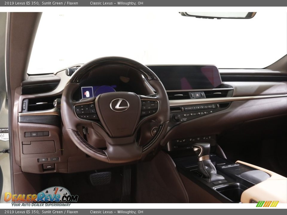 2019 Lexus ES 350 Sunlit Green / Flaxen Photo #6