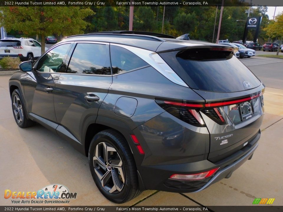 2022 Hyundai Tucson Limited AWD Portofino Gray / Gray Photo #5