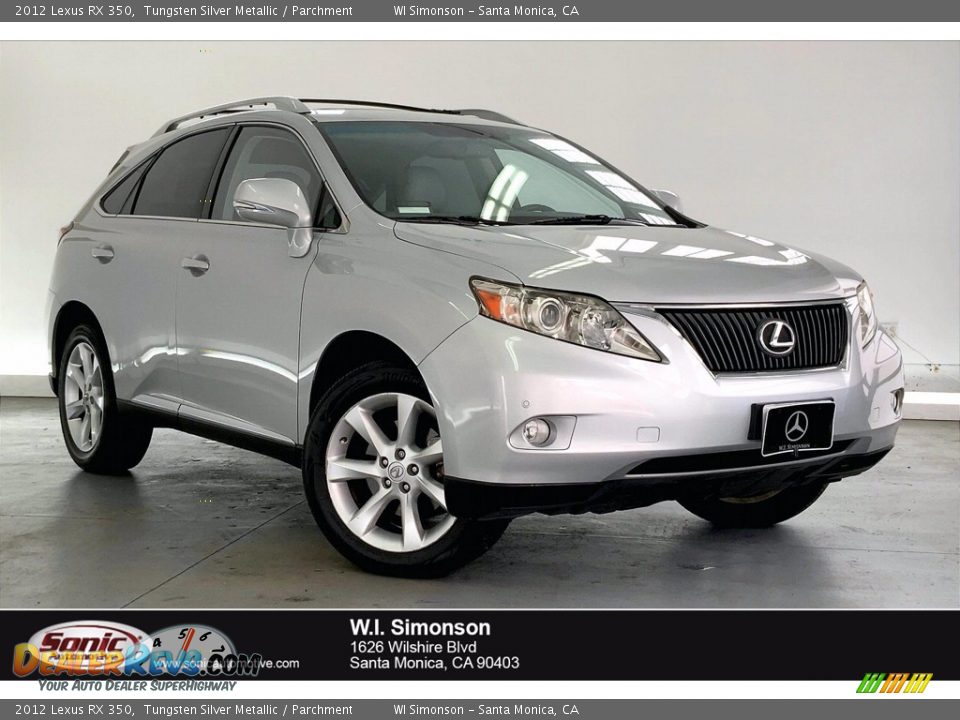 2012 Lexus RX 350 Tungsten Silver Metallic / Parchment Photo #1