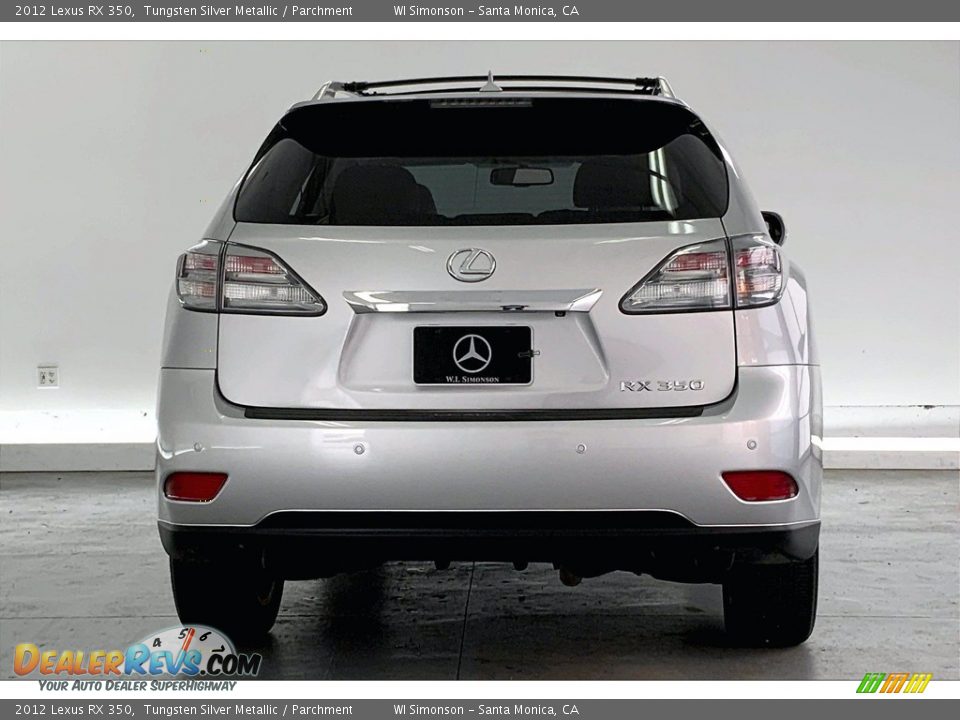 2012 Lexus RX 350 Tungsten Silver Metallic / Parchment Photo #3