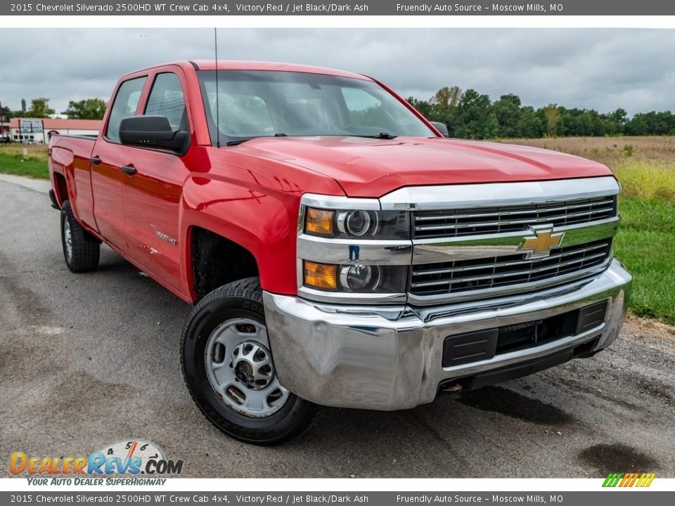 2015 Chevrolet Silverado 2500HD WT Crew Cab 4x4 Victory Red / Jet Black/Dark Ash Photo #1