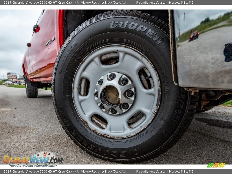 2015 Chevrolet Silverado 2500HD WT Crew Cab 4x4 Victory Red / Jet Black/Dark Ash Photo #2