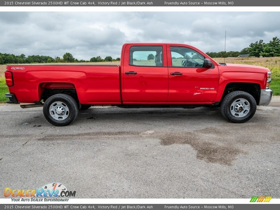 2015 Chevrolet Silverado 2500HD WT Crew Cab 4x4 Victory Red / Jet Black/Dark Ash Photo #3