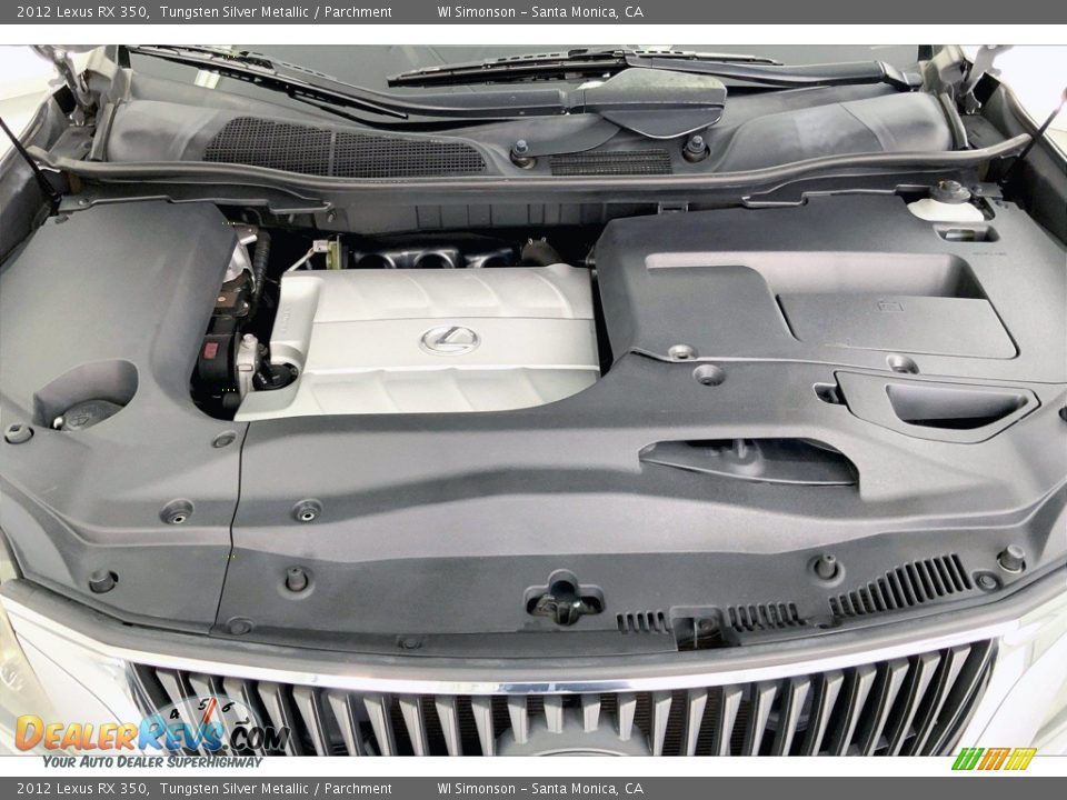 2012 Lexus RX 350 3.5 Liter DOHC 24-Valve VVT-i V6 Engine Photo #9