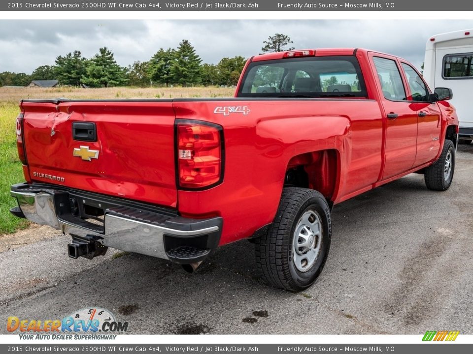 2015 Chevrolet Silverado 2500HD WT Crew Cab 4x4 Victory Red / Jet Black/Dark Ash Photo #4