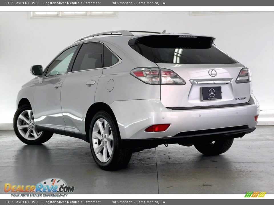 2012 Lexus RX 350 Tungsten Silver Metallic / Parchment Photo #10