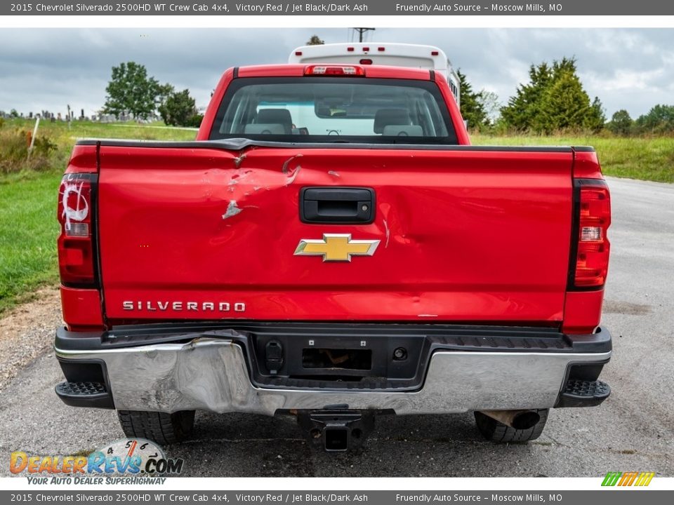 2015 Chevrolet Silverado 2500HD WT Crew Cab 4x4 Victory Red / Jet Black/Dark Ash Photo #5