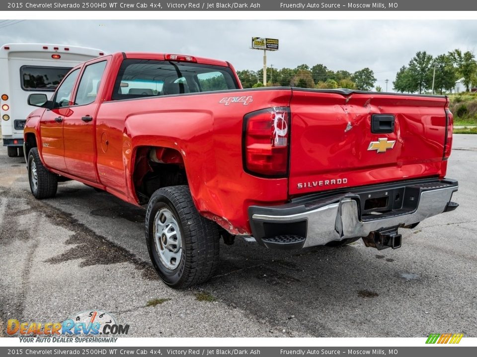 2015 Chevrolet Silverado 2500HD WT Crew Cab 4x4 Victory Red / Jet Black/Dark Ash Photo #6