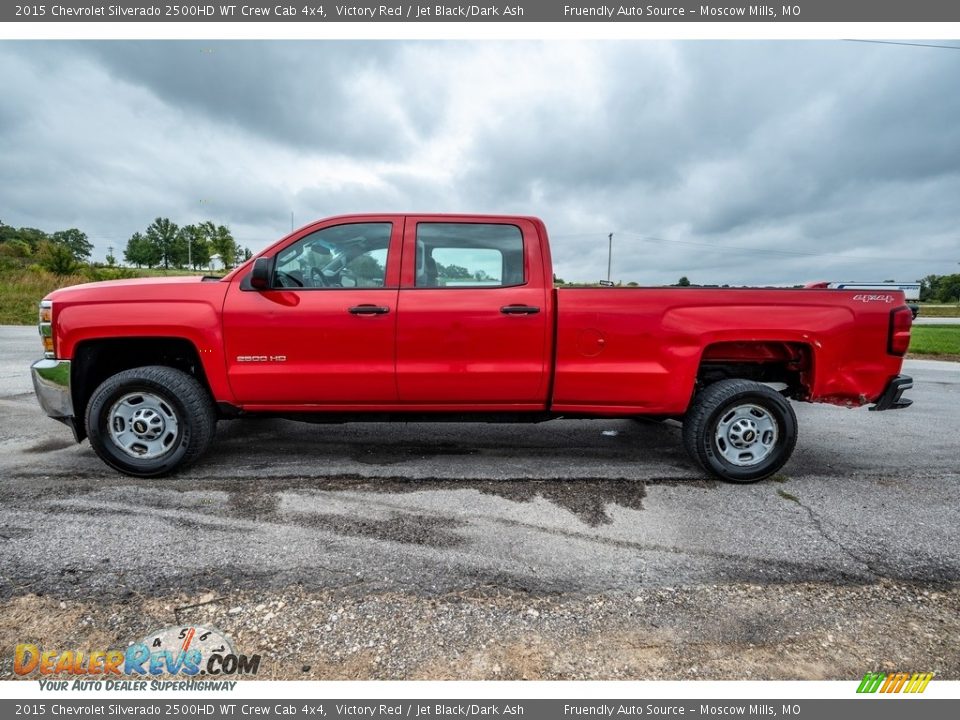 2015 Chevrolet Silverado 2500HD WT Crew Cab 4x4 Victory Red / Jet Black/Dark Ash Photo #7