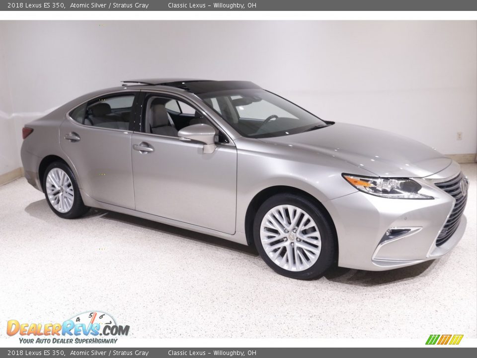 2018 Lexus ES 350 Atomic Silver / Stratus Gray Photo #1