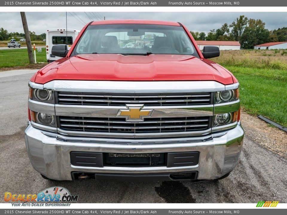 2015 Chevrolet Silverado 2500HD WT Crew Cab 4x4 Victory Red / Jet Black/Dark Ash Photo #9