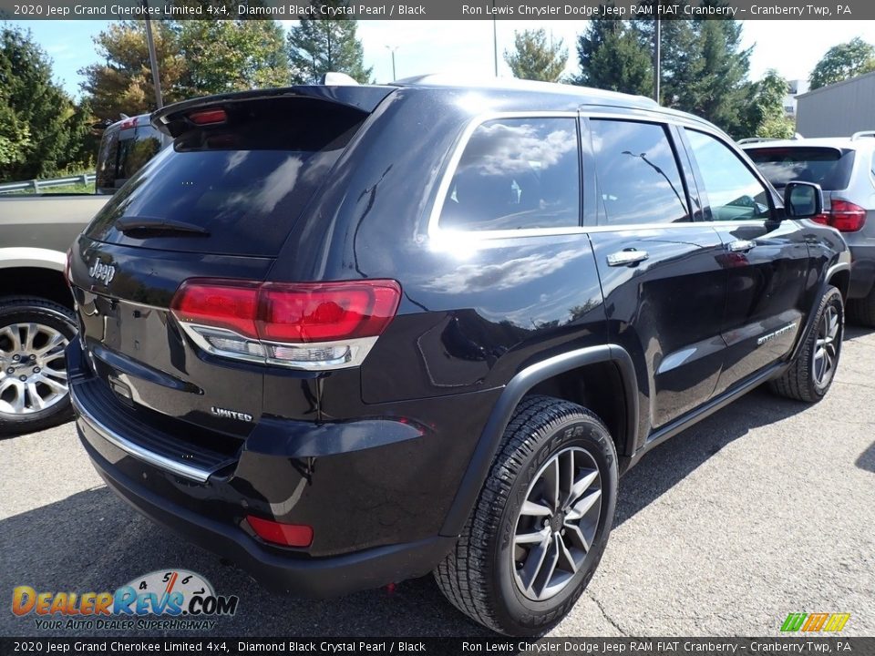 2020 Jeep Grand Cherokee Limited 4x4 Diamond Black Crystal Pearl / Black Photo #3