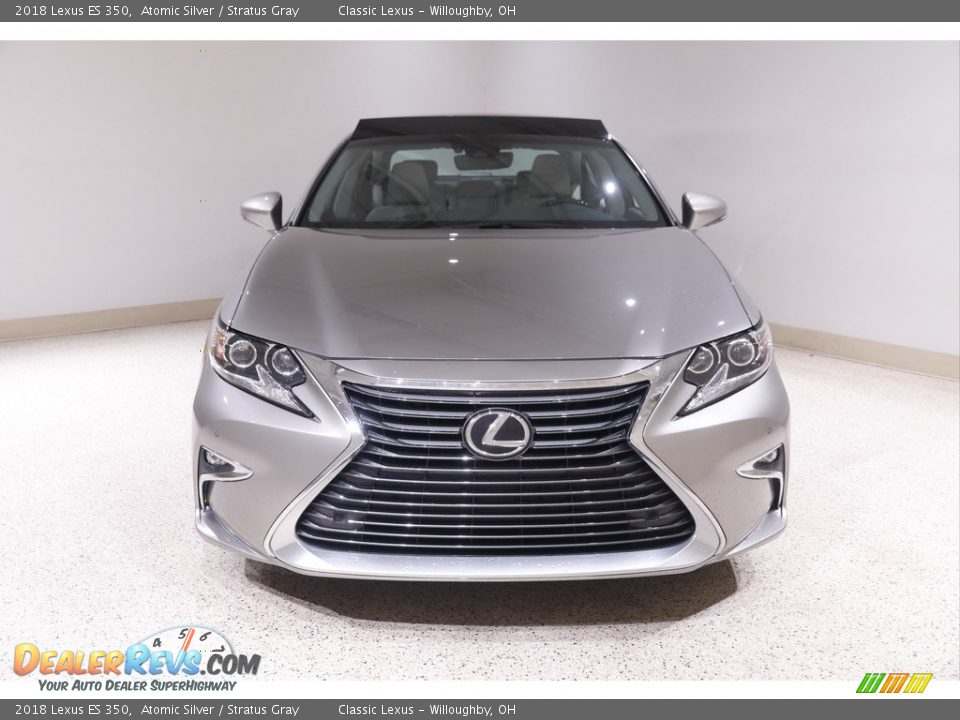 2018 Lexus ES 350 Atomic Silver / Stratus Gray Photo #2