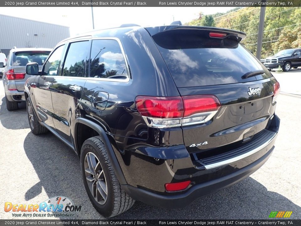 2020 Jeep Grand Cherokee Limited 4x4 Diamond Black Crystal Pearl / Black Photo #4