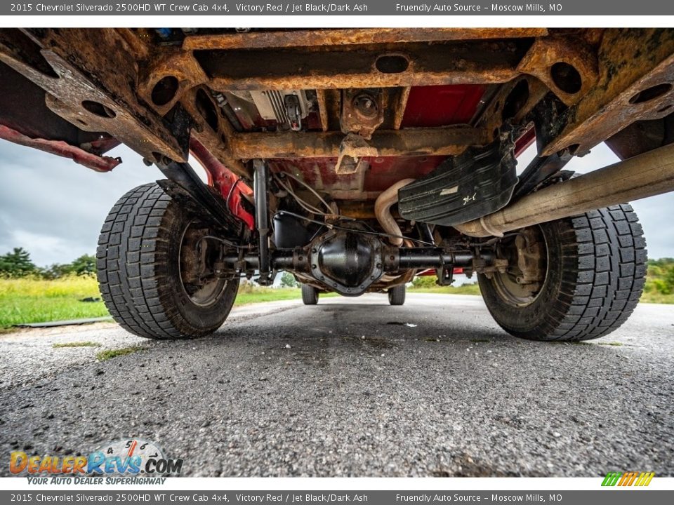 2015 Chevrolet Silverado 2500HD WT Crew Cab 4x4 Victory Red / Jet Black/Dark Ash Photo #13