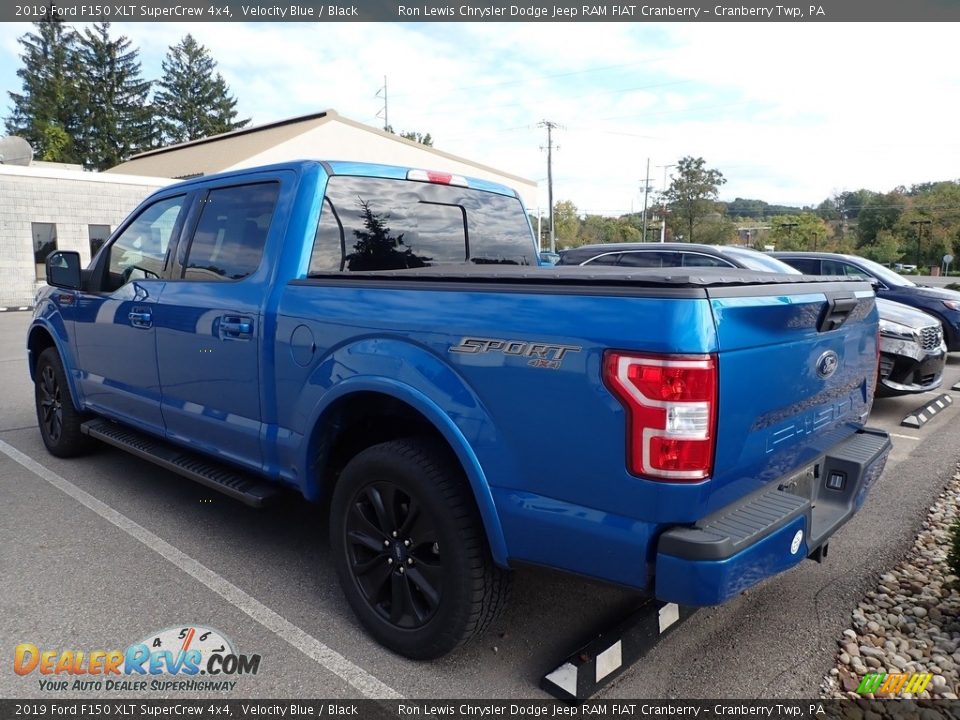 2019 Ford F150 XLT SuperCrew 4x4 Velocity Blue / Black Photo #2