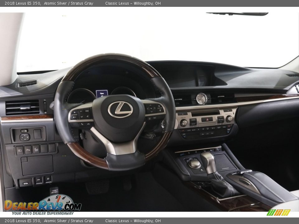 2018 Lexus ES 350 Atomic Silver / Stratus Gray Photo #6