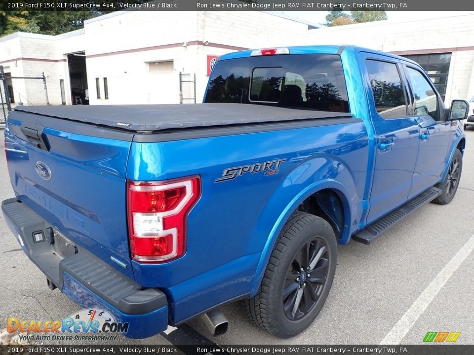 2019 Ford F150 XLT SuperCrew 4x4 Velocity Blue / Black Photo #3