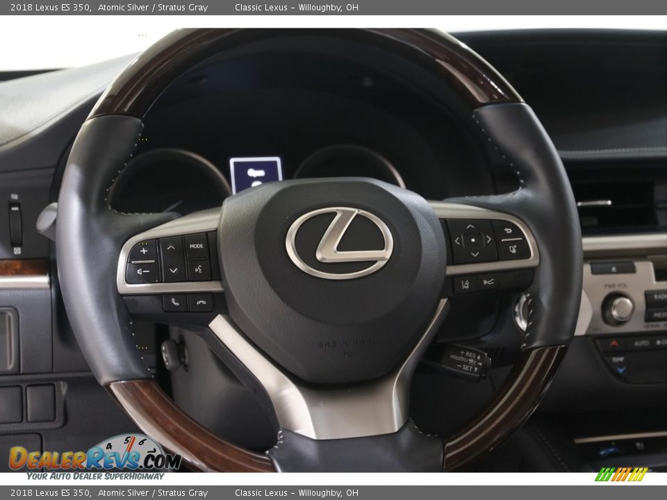 2018 Lexus ES 350 Atomic Silver / Stratus Gray Photo #7