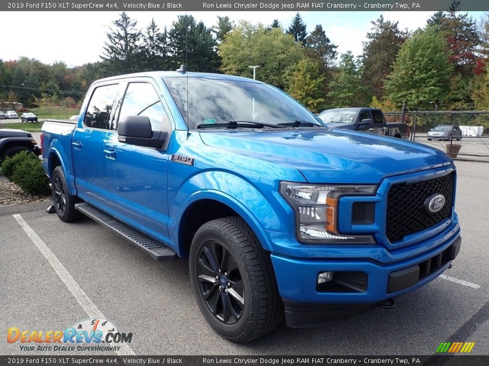 2019 Ford F150 XLT SuperCrew 4x4 Velocity Blue / Black Photo #4