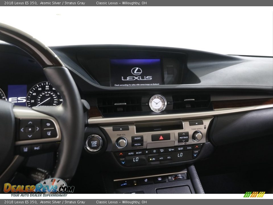 2018 Lexus ES 350 Atomic Silver / Stratus Gray Photo #9