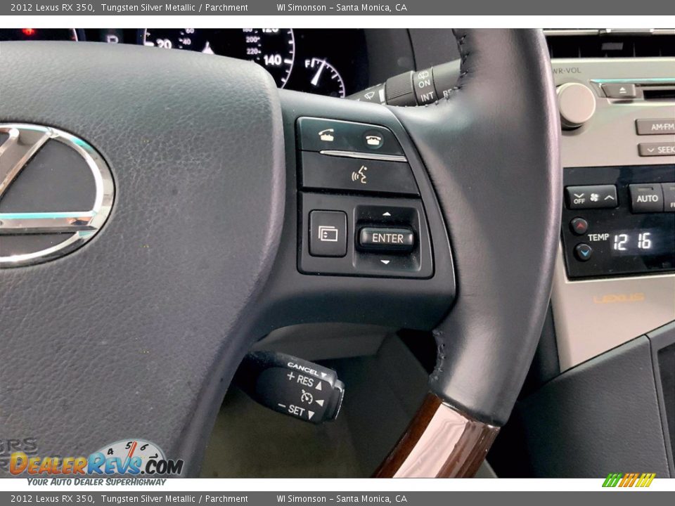 2012 Lexus RX 350 Steering Wheel Photo #22