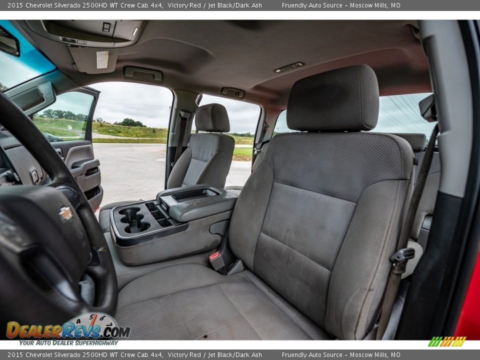 2015 Chevrolet Silverado 2500HD WT Crew Cab 4x4 Victory Red / Jet Black/Dark Ash Photo #18