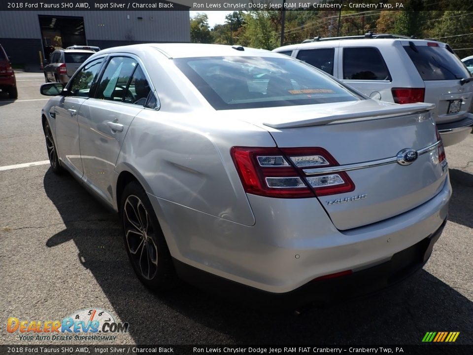 2018 Ford Taurus SHO AWD Ingot Silver / Charcoal Black Photo #3