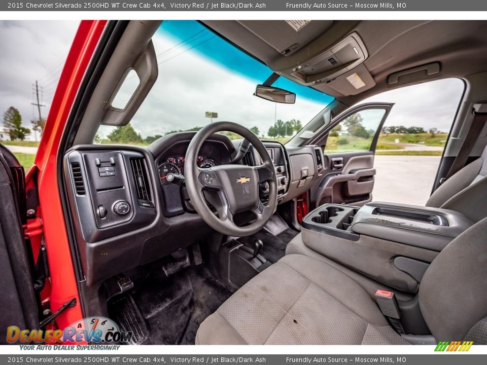 2015 Chevrolet Silverado 2500HD WT Crew Cab 4x4 Victory Red / Jet Black/Dark Ash Photo #20