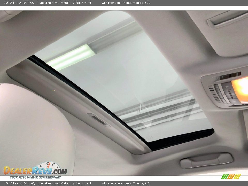 Sunroof of 2012 Lexus RX 350 Photo #25