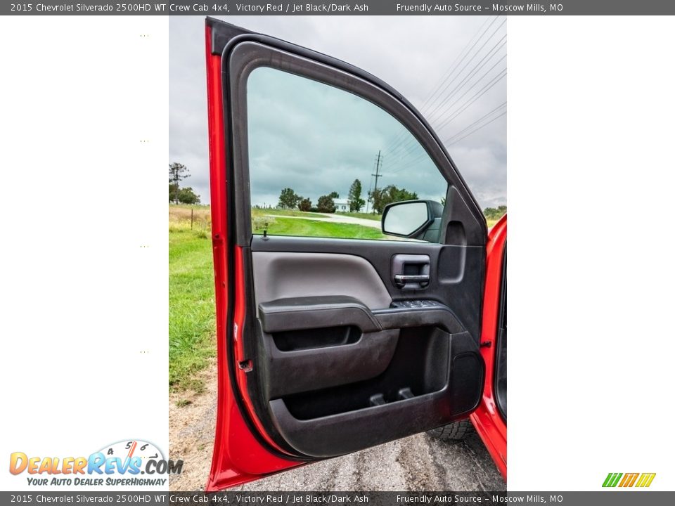 2015 Chevrolet Silverado 2500HD WT Crew Cab 4x4 Victory Red / Jet Black/Dark Ash Photo #21