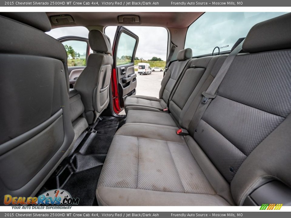 2015 Chevrolet Silverado 2500HD WT Crew Cab 4x4 Victory Red / Jet Black/Dark Ash Photo #23