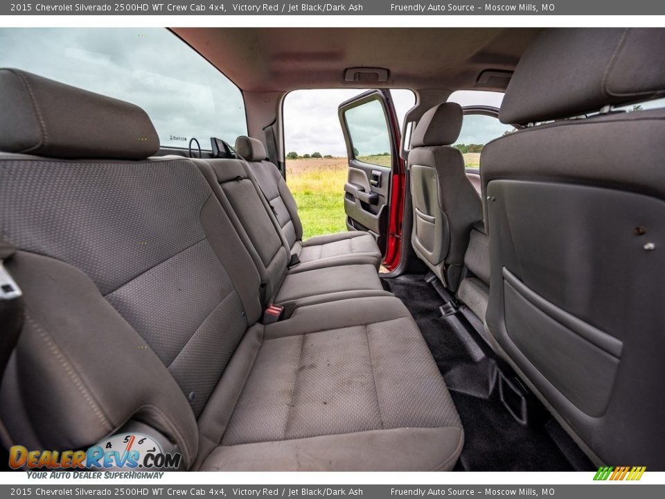 2015 Chevrolet Silverado 2500HD WT Crew Cab 4x4 Victory Red / Jet Black/Dark Ash Photo #25