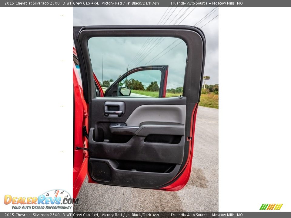 2015 Chevrolet Silverado 2500HD WT Crew Cab 4x4 Victory Red / Jet Black/Dark Ash Photo #26