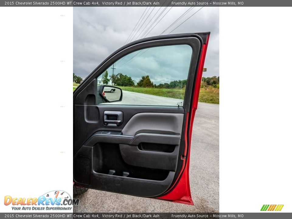 2015 Chevrolet Silverado 2500HD WT Crew Cab 4x4 Victory Red / Jet Black/Dark Ash Photo #27