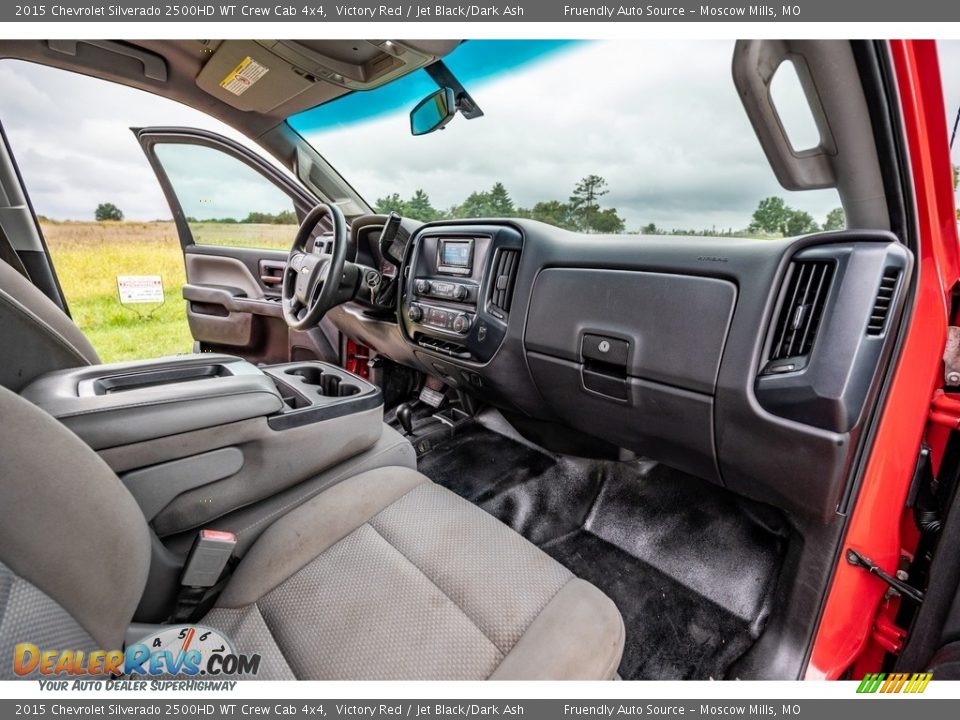 2015 Chevrolet Silverado 2500HD WT Crew Cab 4x4 Victory Red / Jet Black/Dark Ash Photo #28