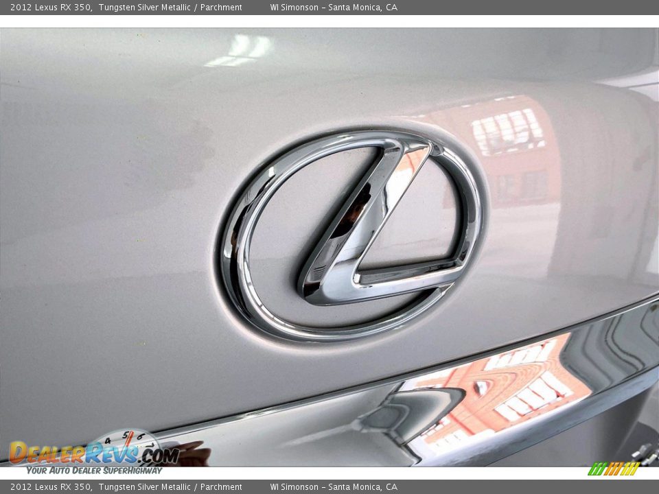 2012 Lexus RX 350 Tungsten Silver Metallic / Parchment Photo #31