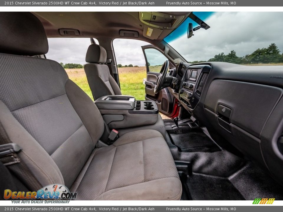 2015 Chevrolet Silverado 2500HD WT Crew Cab 4x4 Victory Red / Jet Black/Dark Ash Photo #29