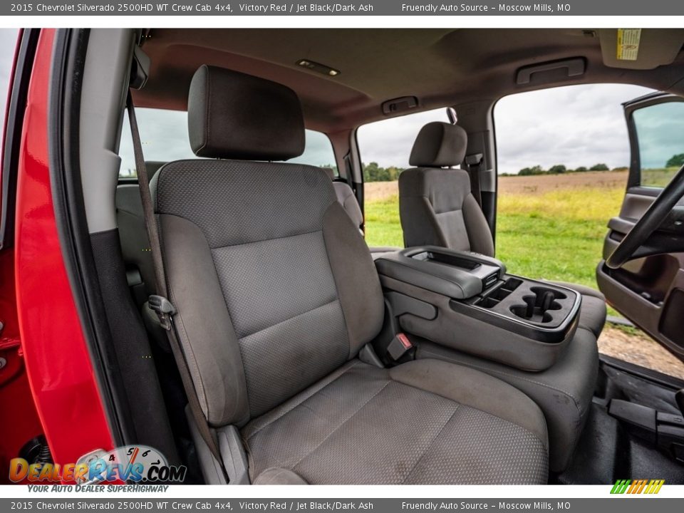 2015 Chevrolet Silverado 2500HD WT Crew Cab 4x4 Victory Red / Jet Black/Dark Ash Photo #30