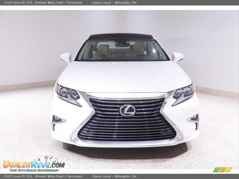 2018 Lexus ES 350 Eminent White Pearl / Parchment Photo #2