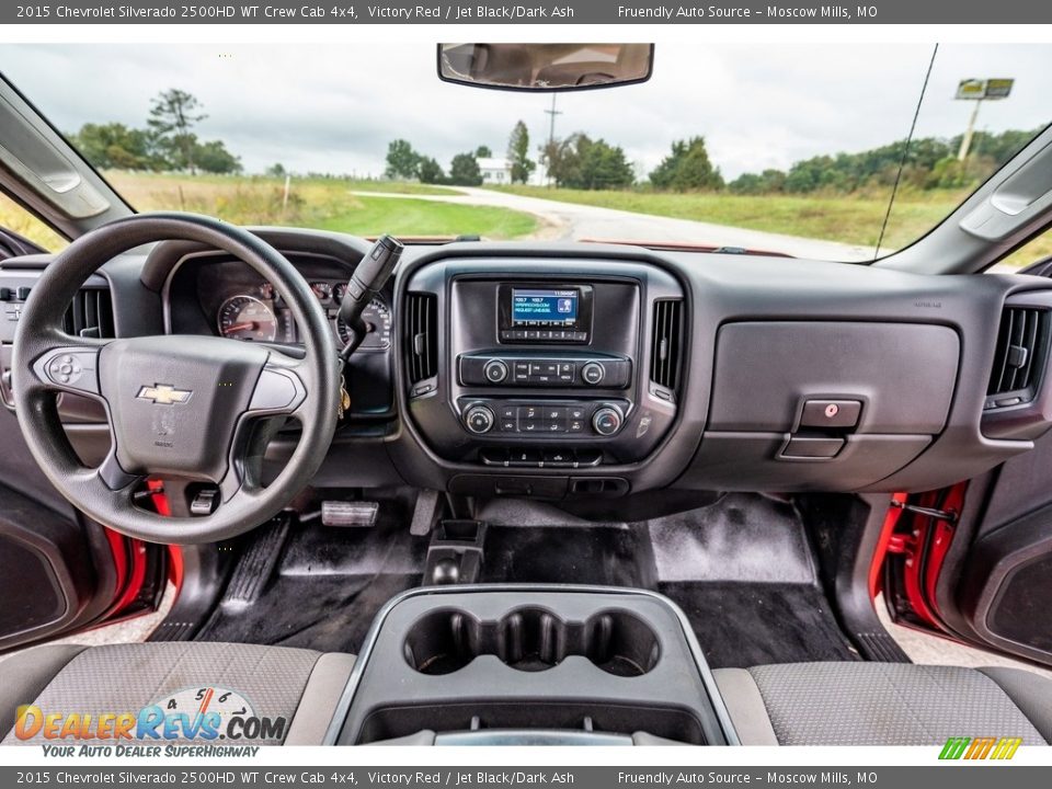 2015 Chevrolet Silverado 2500HD WT Crew Cab 4x4 Victory Red / Jet Black/Dark Ash Photo #31