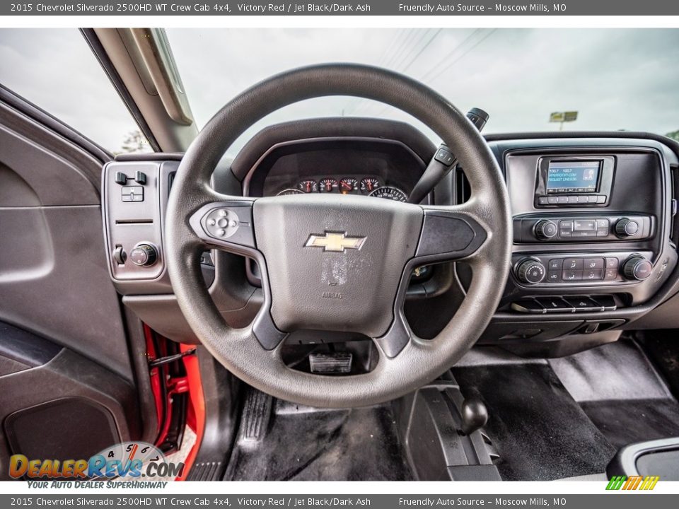 2015 Chevrolet Silverado 2500HD WT Crew Cab 4x4 Victory Red / Jet Black/Dark Ash Photo #33