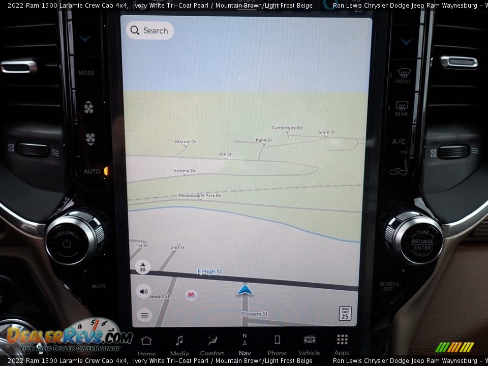 Navigation of 2022 Ram 1500 Laramie Crew Cab 4x4 Photo #18