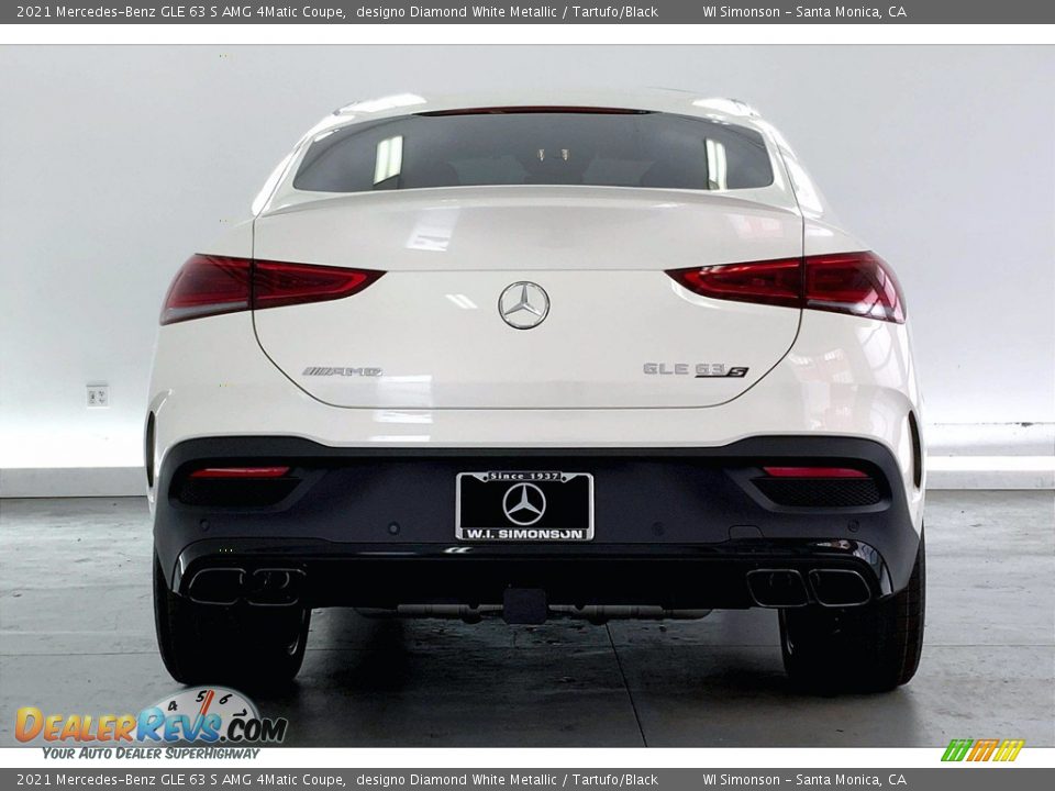 2021 Mercedes-Benz GLE 63 S AMG 4Matic Coupe designo Diamond White Metallic / Tartufo/Black Photo #3