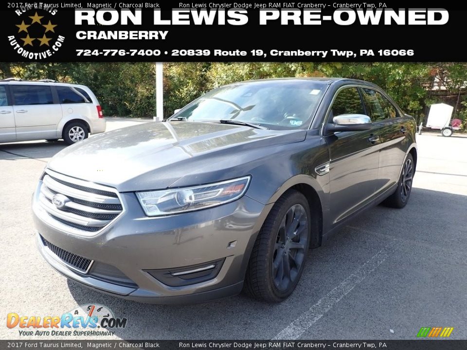 2017 Ford Taurus Limited Magnetic / Charcoal Black Photo #1