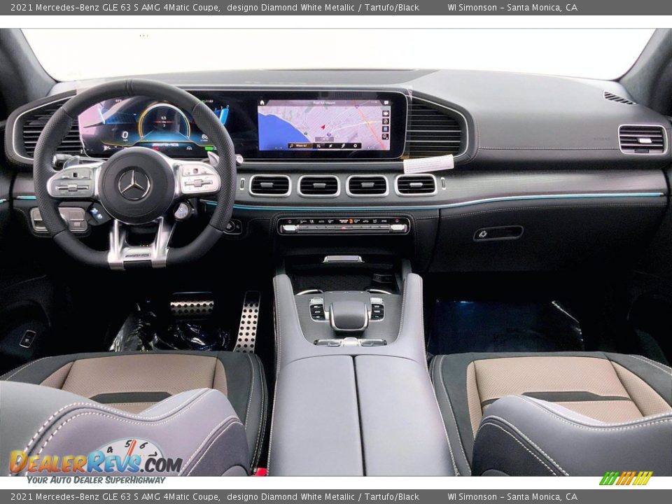 Dashboard of 2021 Mercedes-Benz GLE 63 S AMG 4Matic Coupe Photo #6